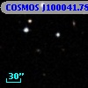 COSMOS J100041.78+013321.1