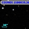 COSMOS J100039.36+013310.8
