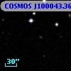 COSMOS J100043.36+013311.7