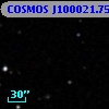 COSMOS J100021.75+013308.5