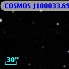 COSMOS J100033.89+013303.1