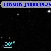 COSMOS J100049.78+013259.6
