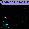 COSMOS J100023.42+013304.3
