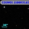 COSMOS J100035.65+013254.1