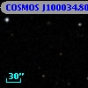 COSMOS J100034.80+013250.6