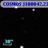 COSMOS J100042.23+013247.4