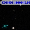 COSMOS J100042.07+013239.1