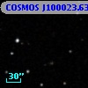 COSMOS J100023.63+013238.3