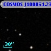 COSMOS J100051.23+013233.5