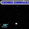 COSMOS J100043.62+013216.6