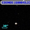 COSMOS J100043.32+013211.6