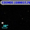 COSMOS J100037.76+013207.7
