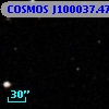 COSMOS J100037.47+013209.5