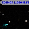 COSMOS J100047.68+013200.7