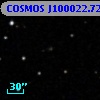 COSMOS J100022.72+013156.5