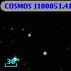 COSMOS J100051.41+013200.6
