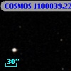 COSMOS J100039.22+013157.0