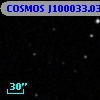 COSMOS J100033.03+013153.6