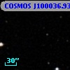 COSMOS J100036.93+013144.5