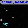 COSMOS J100049.40+013139.8