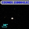 COSMOS J100041.82+013144.6