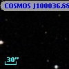 COSMOS J100036.88+013141.0