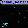 COSMOS J100028.27+013137.8