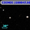 COSMOS J100047.80+013132.5