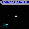 COSMOS J100043.47+013132.1