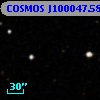 COSMOS J100047.58+013128.6