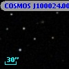 COSMOS J100024.00+013126.3