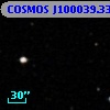 COSMOS J100039.33+013128.5