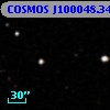 COSMOS J100048.34+013126.3