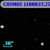 COSMOS J100037.25+013126.2
