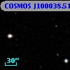 COSMOS J100038.51+013123.3