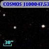 COSMOS J100047.53+013126.3