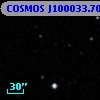 COSMOS J100033.70+013121.8