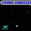 COSMOS J100033.67+013118.8