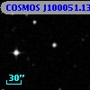 COSMOS J100051.13+013115.9