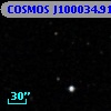 COSMOS J100034.91+013110.4