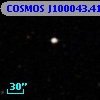 COSMOS J100043.41+013103.6