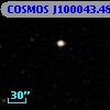 COSMOS J100043.48+013100.7