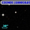 COSMOS J100050.07+013059.3