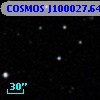 COSMOS J100027.64+013101.7