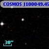 COSMOS J100049.45+013058.6