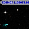 COSMOS J100051.06+013047.7