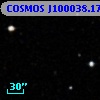 COSMOS J100038.17+013042.4