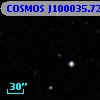 COSMOS J100035.72+013042.1