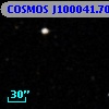 COSMOS J100041.70+013040.7
