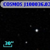 COSMOS J100036.02+013036.6